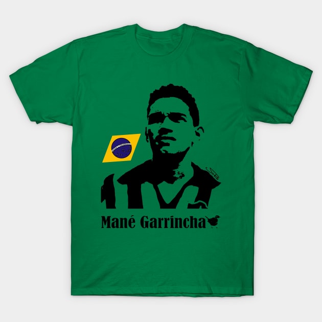 Mané Garrincha T-Shirt by jonaspr